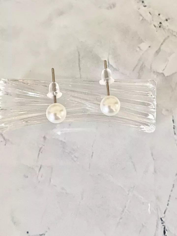 Boucles d'oreilles mariée Puce Lune de Soie
