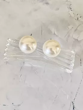 Boucles d'oreilles mariée Puce  Douceur de Perle