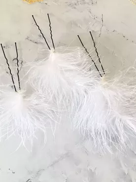 Pics à cheveux Nuage de Plume - Lot de 3