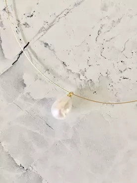 Collier mariée Goutte de Perle