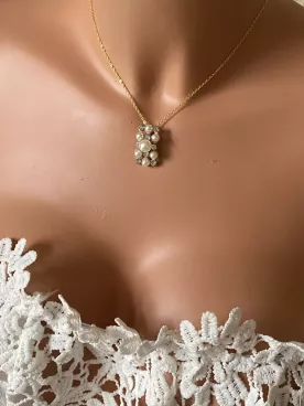 Collier Mariée Lumière Rectangulaire