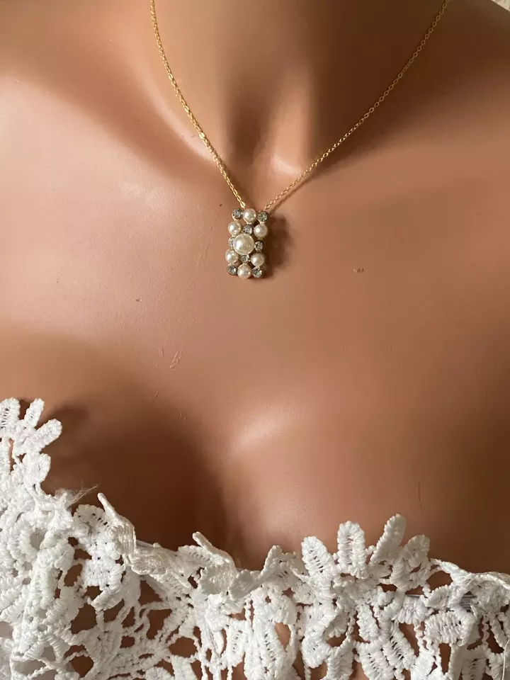 Collier Mariée Lumière Rectangulaire
