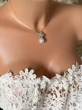 Collier Mariée Flocon de Lumière