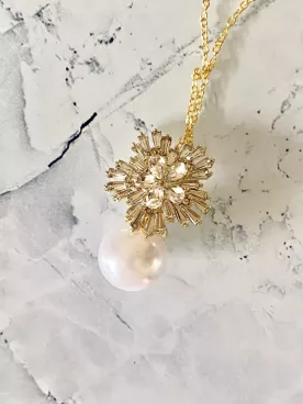 Collier Mariée Flocon de Lumière
