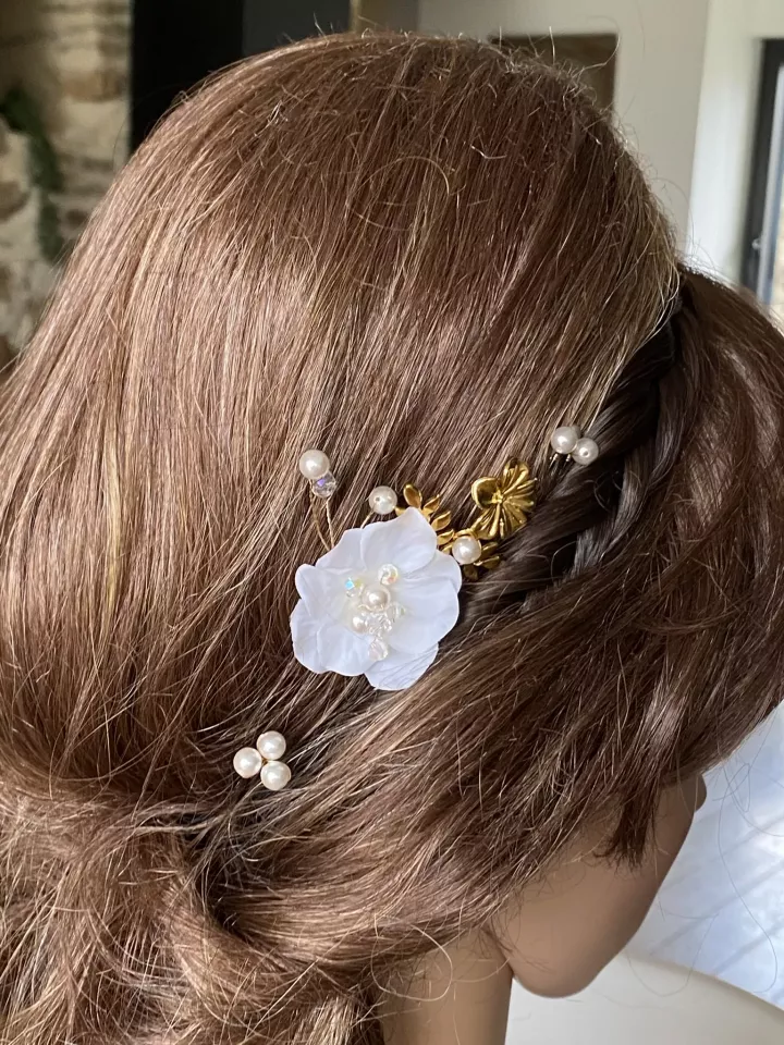 Pics à cheveux Trio Éclat Nuptial - Lot de 3