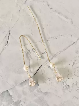 Boucles d'oreilles mariée Éclat en Filigrane
