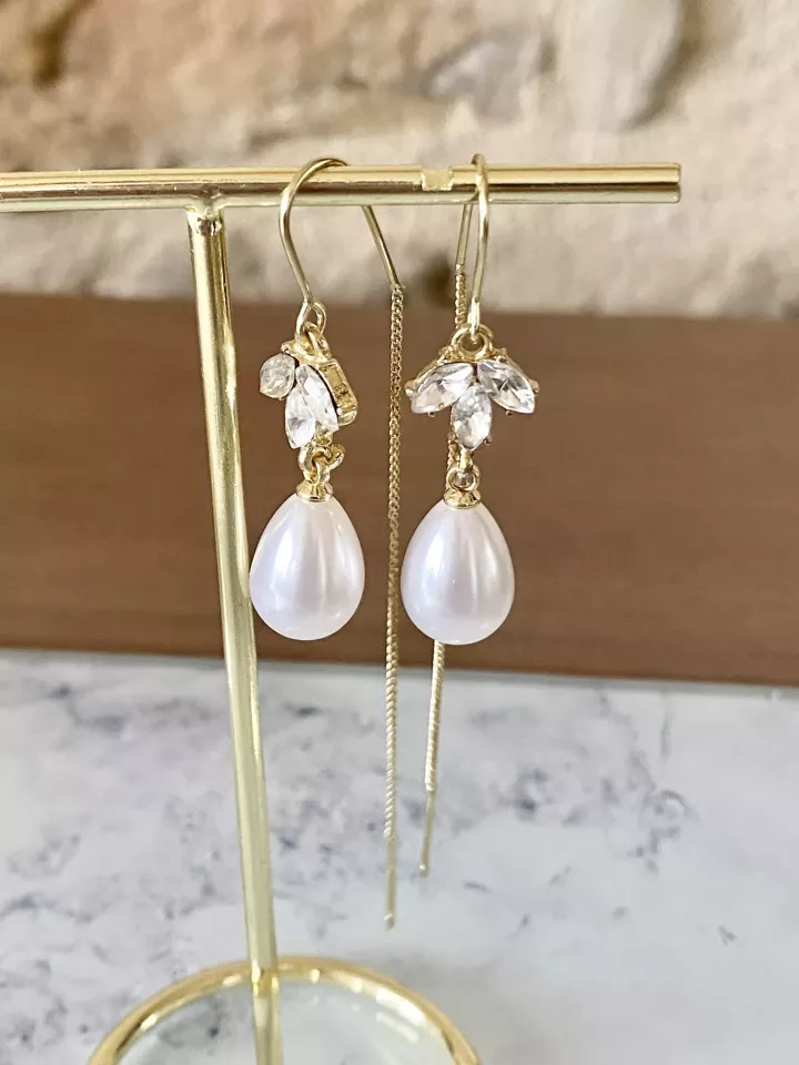 Boucles d'oreilles mariée Douce Promesse