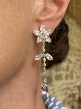Boucles d'oreilles mariée Amélia