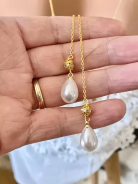 Collier de dos mariée  Aurélia