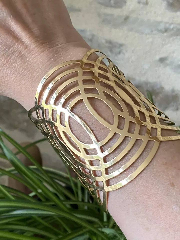 Bracelet Manchette Cercle d’Or