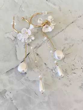 Boucles d'oreilles mariée Bouquet d’Aurore