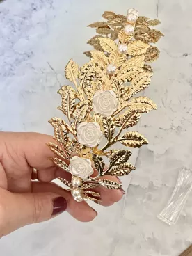 Serre-tête  à cheveux Couronne d’Aube