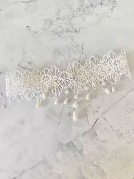 Collier mariée Éclat de Dentelle