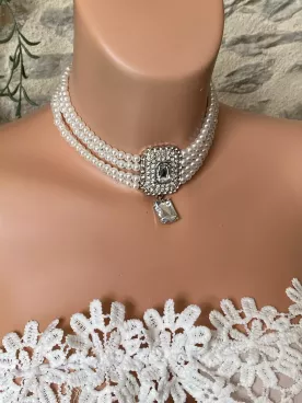 Collier Mariée Éveil de Perles