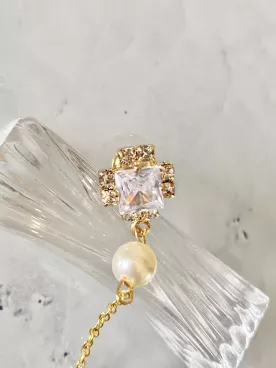 Boucles d'oreilles mariée Cléa