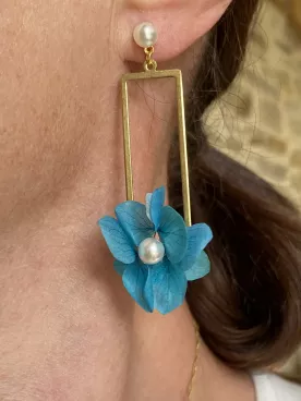 Boucles d'oreilles mariée Fleur de Brume