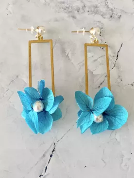 Boucles d'oreilles mariée Fleur de Brume