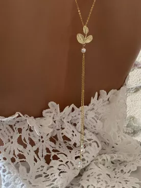 Collier de dos mariée Liane d’Or