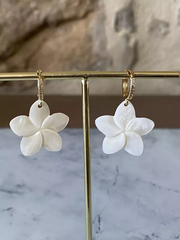 Boucles d'oreilles mariée Promesse Éternelle