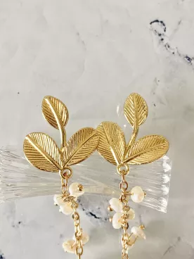 Boucles d'oreilles mariée Valentine