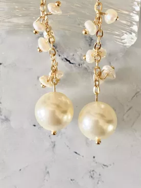Boucles d'oreilles mariée Valentine