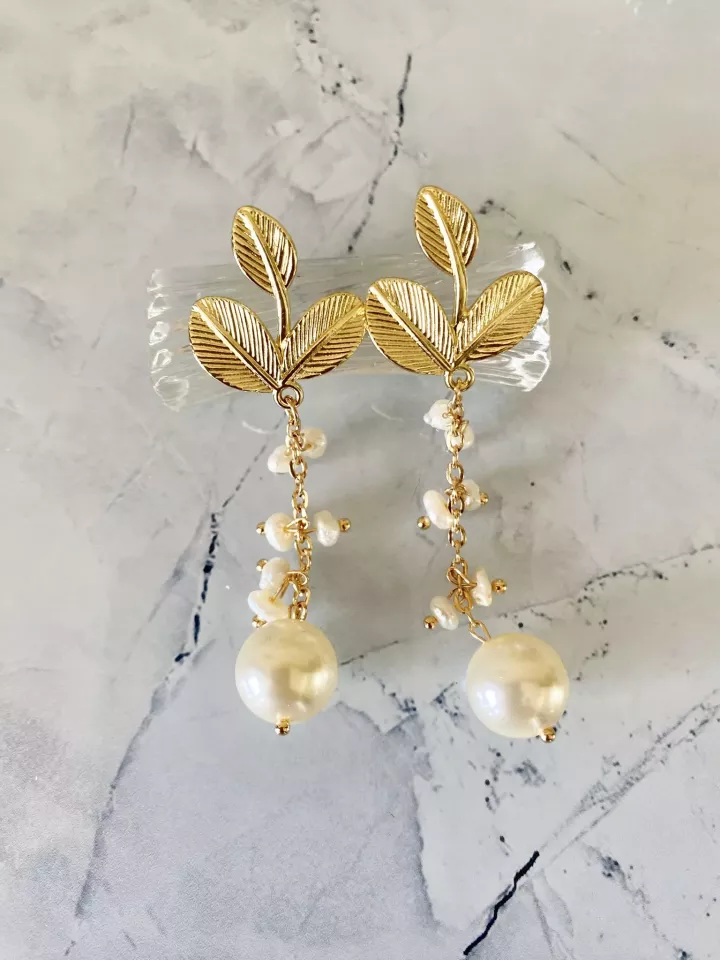 Boucles d'oreilles mariée Valentine
