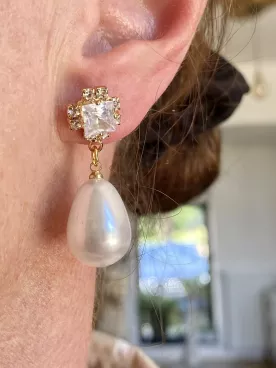 Boucles d'oreilles mariée Reflets d’Époque
