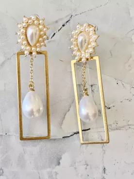 Boucles d'oreilles mariée Audace Éclatante