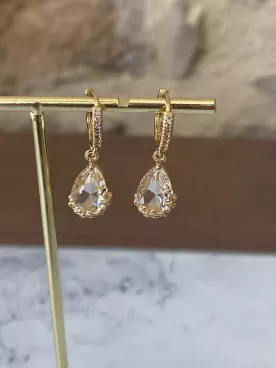 Boucles d'oreilles mariée Rosée d’Or