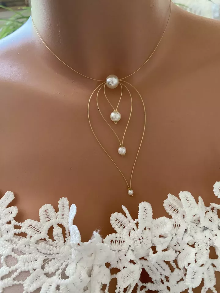 Collier mariée Livia