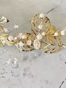 Ornement de Cheveux avec Cristaux Swarovski - Lumière d’Été