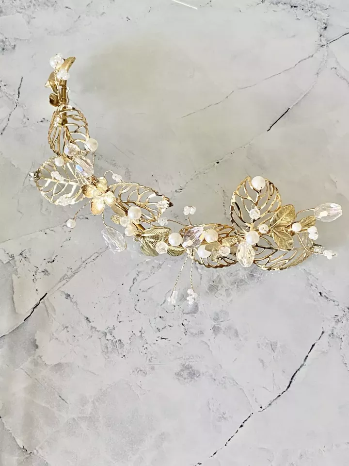 Ornement de Cheveux avec Cristaux Swarovski - Lumière d’Été