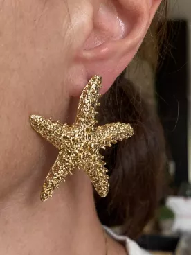 Boucles d’oreilles Étoiles d’Été dorées – bijou bohème chic pour mariée ou été