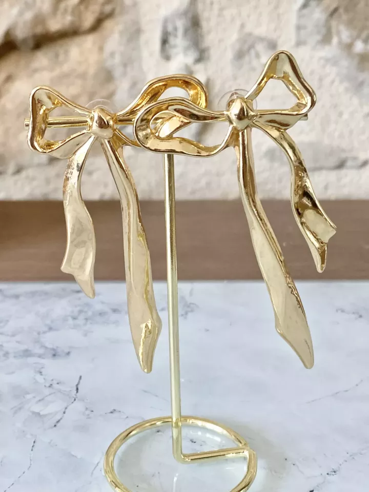 Boucles d’oreilles Noeud Tonic – Le nœud XXL qui fait sensation