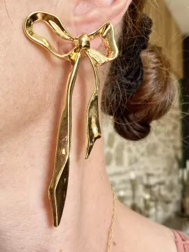 Boucles d’oreilles Noeud Tonic – Le nœud XXL qui fait sensation