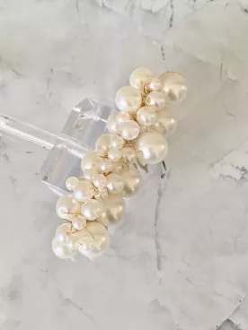 Peigne de Mariée Naé – Peigne doré ou argenté avec perles nacrées – Accessoire élégant pour coiffure mariage bohème