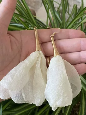 Boucles d'oreilles mariée Clémence