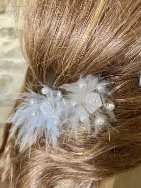 Pics à cheveux Elyse - lot de 4