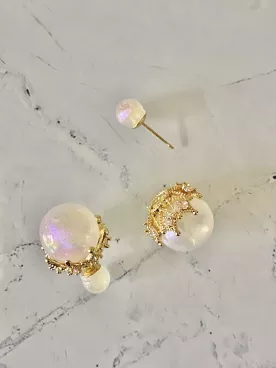 Boucles d'oreilles mariée Camille