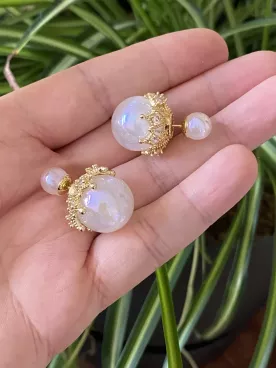 Boucles d'oreilles mariée Camille