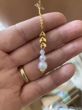 Pendentif de dos mariée Céleste