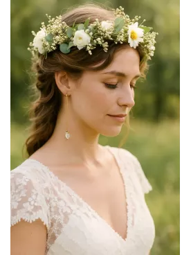 LIGHT – Boucles d’oreilles de mariée pendantes, chaîne d’oreille avec perle goutte en cristal transparent