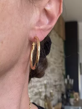 Boucles d'oreille Créoles Evangeline