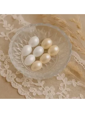 Perles -Collier de Mariée Doré & Perles Nacrées – Élégance - Bijoux Mariage