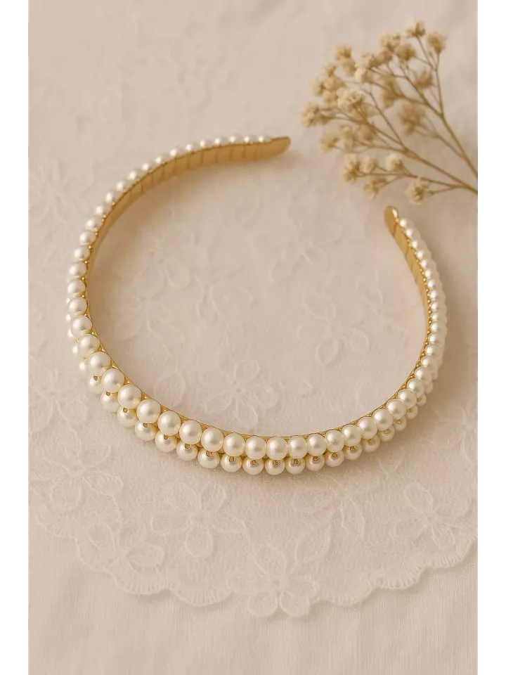 Compiègne – Serre-tête Perles Nacrées Swarovski Héritage Grâce Ornement cheveux coiffure Mariée Compiègne – Serre-tête Perles Nacrées Swarovski Héritage Grâce Ornement cheveux coiffure Mariée