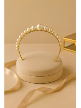 Brocéliande – Serre-tête de Mariée, Bijou de Tête et Couronne Élégante