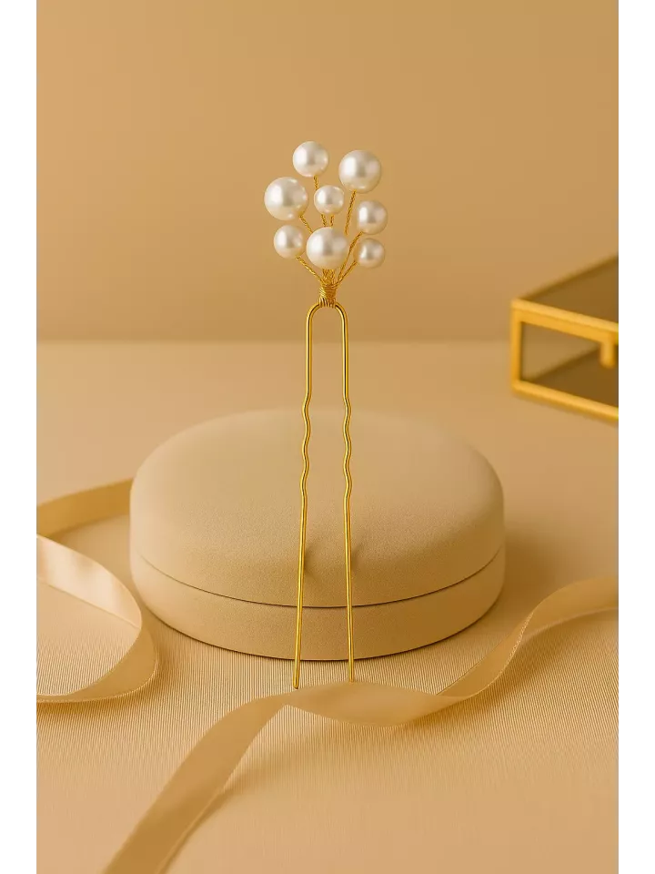 Shenzhen – Pic à cheveux avec perles nacrées de Swarovski , bijou de mariage raffiné pour chignon flou Shenzhen – Pic à cheveux avec perles nacrées de Swarovski , bijou de mariage raffiné pour chignon flou