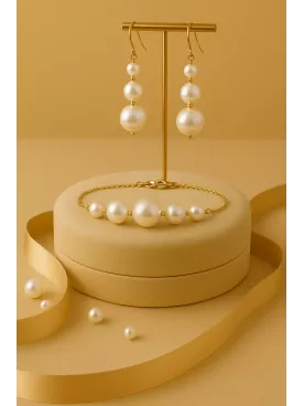 Sourcea – Collier de mariée en perles nacrées Swarovski