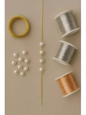 Caraïbes– bijou de dos pour mariée, à coudre, orné de perles nacrées Swarovski