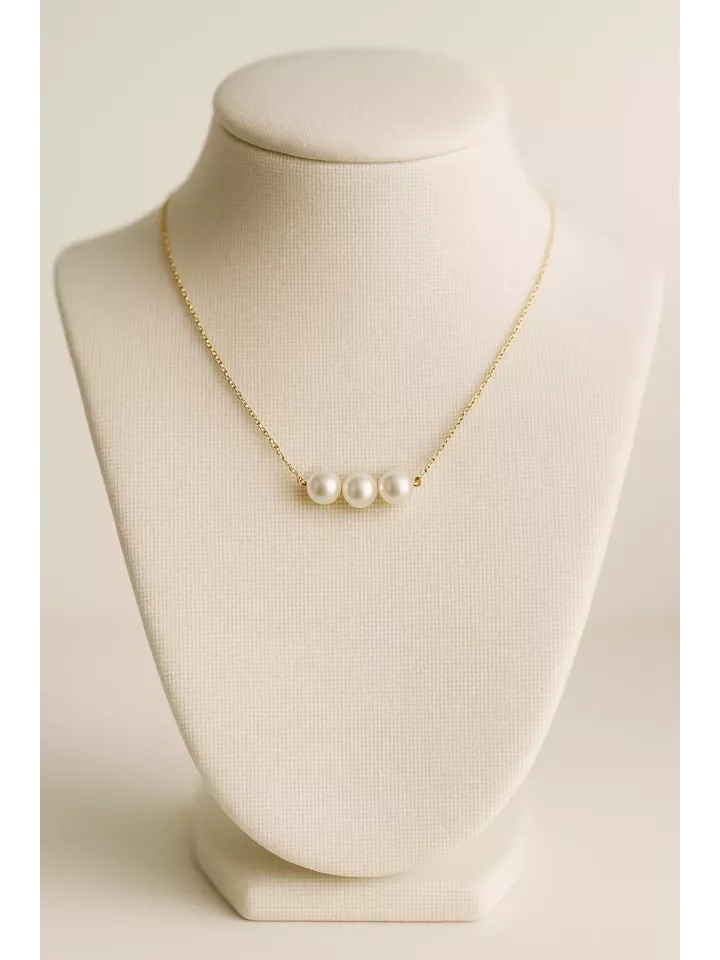 Yggdrasil– Collier de mariée ras de cou avec perle Swarovski, bijou fin et chic pour mariage